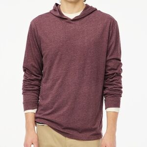 J Crew Men's Washed Jersey Hoodie NEW Size Medium